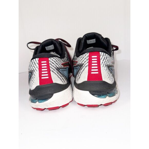 Asics GT-2000 10 Running Shoes Athletic Mens 10.5 Black Red Sport Knit Lace Up - Picture 4 of 11